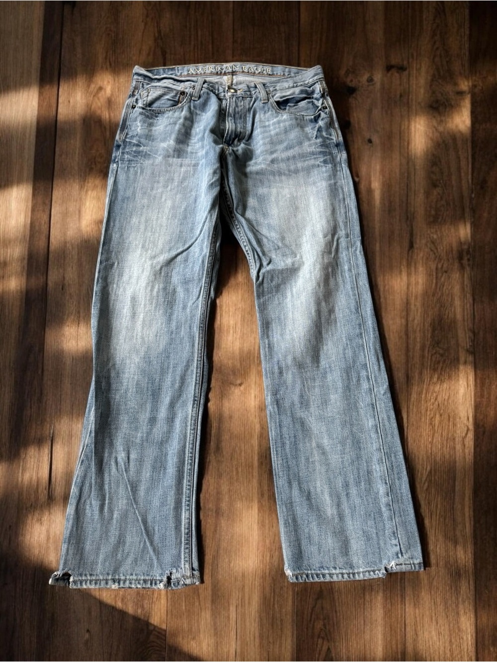 American Eagle Original Straight Jeans Mens 33x32 Y2K